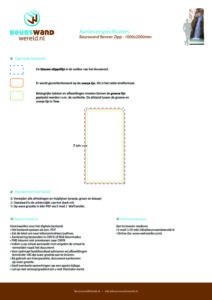 beurswand banner zipp aanleverspecificaties 1000x2000mm pdf
